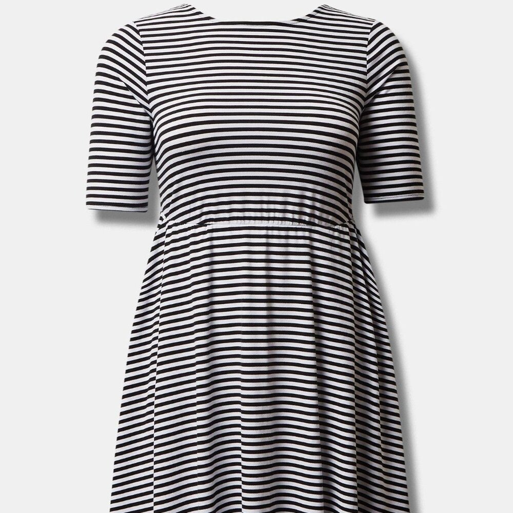 Mini Jersey Twist Back Skater Dress size 3